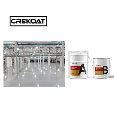 Topcoat สารละลายฟรี อุตสาหกรรม Epoxy พื้นเคลือบ Abrasion Self Leveling