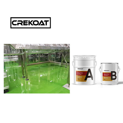 สีพื้น Epoxy กระจ่าง 3 มม สเปรย์ Epoxy Top Coat สําหรับพื้นที่ที่มีการจราจรสูง