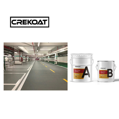 สีพื้น Epoxy กระจ่าง 3 มม สเปรย์ Epoxy Top Coat สําหรับพื้นที่ที่มีการจราจรสูง
