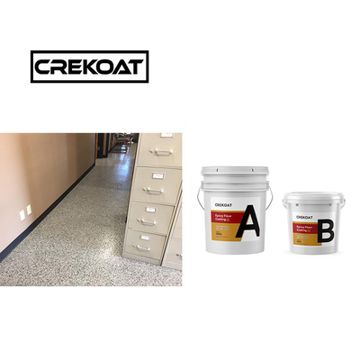 Crekoat 2 ส่วนประกอบสูง Solids ผิวเคลือบ Polyaspartic TDS ไม่มีสีเหลือง