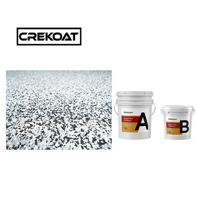 Crekoat 2 ส่วนประกอบสูง Solids ผิวเคลือบ Polyaspartic TDS ไม่มีสีเหลือง