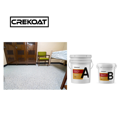 3 มิลลิเมตร ทนต่อการลื่น Epoxy Floor Coating Resin Full Broadcast Epoxy Flake Coating