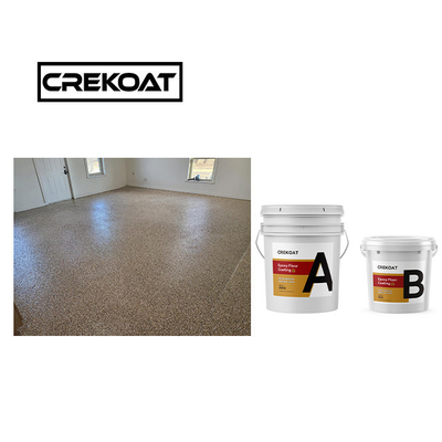 ลด VOC การตกแต่ง Epoxy Resin พื้นเคลือบ 3mm สร้างสูง