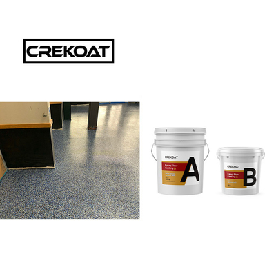 Brush Polyaspartic Floor Coating ความสะอาด Polyurea ชุดบนที่ชัดเจน
