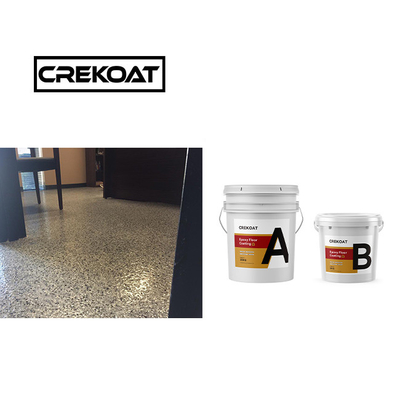 Brush Polyaspartic Floor Coating ความสะอาด Polyurea ชุดบนที่ชัดเจน
