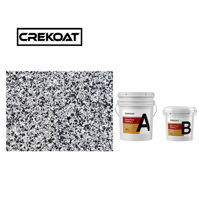 โรลเลอร์ Polyaspartic floor coating ทนทานการสกัด 100% Solids Epoxy Coating 3mm