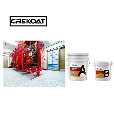 โรลเลอร์ Polyaspartic floor coating ทนทานการสกัด 100% Solids Epoxy Coating 3mm