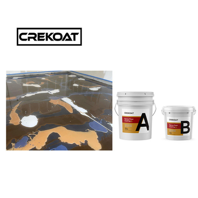 เนครูส สีสว่างสูง โลหะ Epoxy Floor Coating ความมั่นคงในลักษณะแปลก