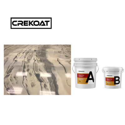 ไม่มีกลิ่น สะอาด แอนติสลิป พรมพื้น Epoxy หนาแน่นต่ํา 0 VOC