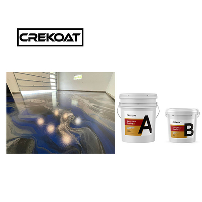 โต๊ะทํางานที่ไม่มีคู่แข่ง โลหะ Epoxy Floor Coating Zero VOC สร้างสูง