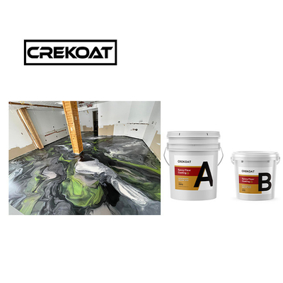 สี Epoxy ฟรี VOC กลิ่นต่ํา 3 มม ทนต่อความร้อน