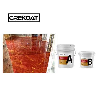สีดินพื้น Epoxy กันน้ําใส 1 มิลลิเมตร Anti Slip Epoxy Coating 0 VOC