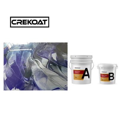 Crekoat เครื่องประดับคอนกรีต โลหะ Epoxy Floor Coating 3 มิลลิเมตร กระชับ