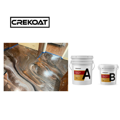3 มิลลิเมตร มาร์บอร์ โลหะ Epoxy พื้นเคลือบ ไม่มี Bubbles การรักษาเร็ว