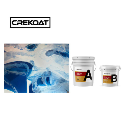 ทองแดง สีเรืองแสงสูง สีโลหะ Epoxy Beton Topcoats 3mm 100% สารแข็งสูง