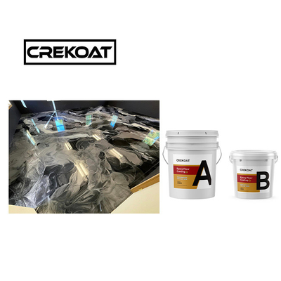 3 มิลลิเมตร มาร์บอร์ โลหะ Epoxy พื้นเคลือบ ไม่มี Bubbles การรักษาเร็ว
