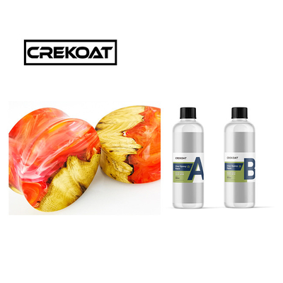 BPA ฟรี อาร์เทรซินไร้กลิ่น Epoxy Resin Kit โพลีเมอร์ใส viscosity ต่ํา