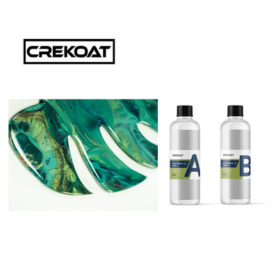 ครีสตัลใส Epoxy Resin Art Kit Craft Self-leveling Easy Mix อัตราส่วน 1:1