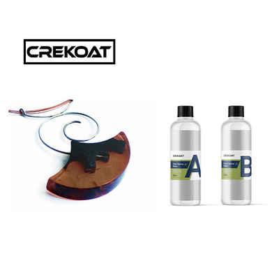 ครีสตัลใส Epoxy Resin Art Kit Craft Self-leveling Easy Mix อัตราส่วน 1:1