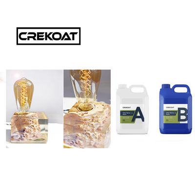 ความแข็งแรง 2 ส่วน Self-leveling Epoxy Resin ความแน่นต่ําสําหรับการปั้น casting