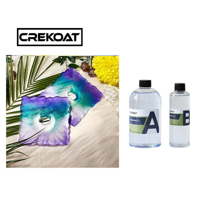 UltraClear Epoxy Resin Strong Transparent โต๊ะทํางานทน UV