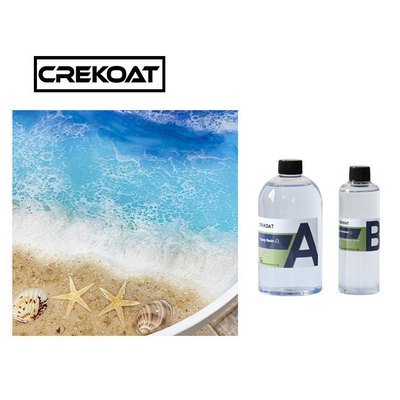 UltraClear Epoxy Resin Strong Transparent โต๊ะทํางานทน UV