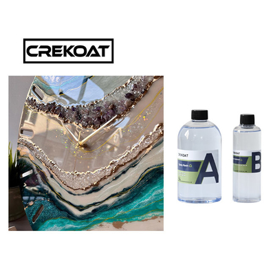 UltraClear Epoxy Resin Strong Transparent โต๊ะทํางานทน UV