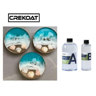 นานทนทาน Casting ใส Epoxy Resin 1Kg Kit งานศิลปะ Tumbler การทําเครื่องประดับ