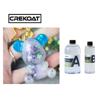 สร้างสูง กระจกเหลว โต๊ะด้านบนศิลปะ ใส Epoxy Resin สองส่วนประกอบ