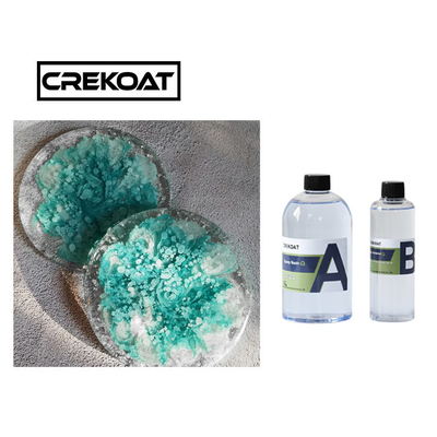 2 ส่วน อาหาร เกรด คริสตัลใส Casting Epoxy Art ธ อร์ซิน ไม่เผา