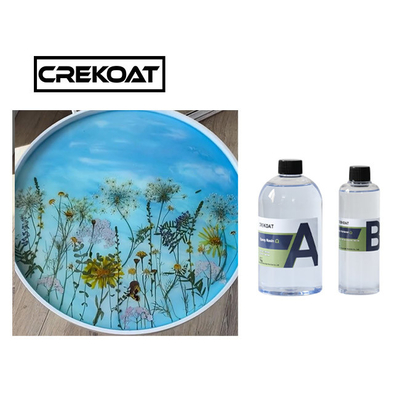 2 ส่วน อาหาร เกรด คริสตัลใส Casting Epoxy Art ธ อร์ซิน ไม่เผา