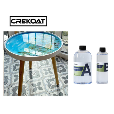 2 องค์ประกอบ สีสว่างสูง ใส Cast Epoxy Resin สําหรับตารางบาร์ศิลปะ