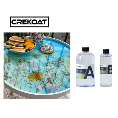 สีสว่างสูง อัลตราใส Epoxy Resin สําหรับการสร้างงานศิลปะ ทนต่อ UV
