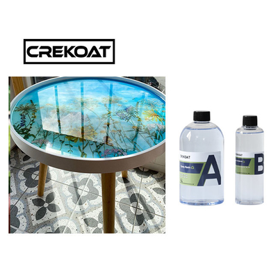 สีสว่างสูง อัลตราใส Epoxy Resin สําหรับการสร้างงานศิลปะ ทนต่อ UV