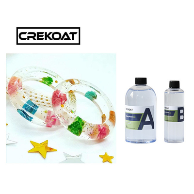 สีสว่างสูง อัลตราใส Epoxy Resin สําหรับการสร้างงานศิลปะ ทนต่อ UV