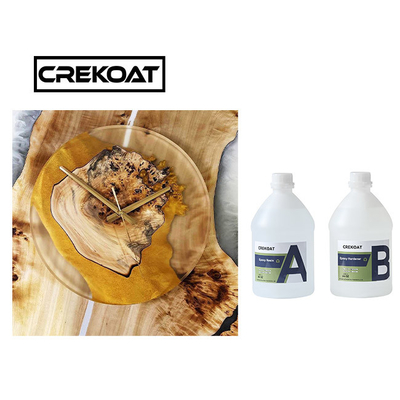 การโยนตารางแม่น้ํา Epoxy Resin Kit Art ใส Epoxy Resin MSDS
