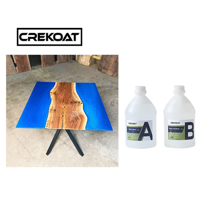 การโยนตารางแม่น้ํา Epoxy Resin Kit Art ใส Epoxy Resin MSDS