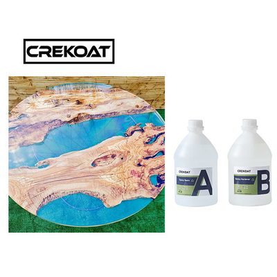 การโยนตารางแม่น้ํา Epoxy Resin Kit Art ใส Epoxy Resin MSDS