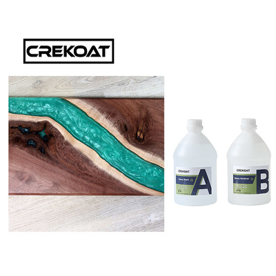 โต๊ะที่สามารถระดมตัวเองได้ โต๊ะบน Epoxy Resin สองส่วน