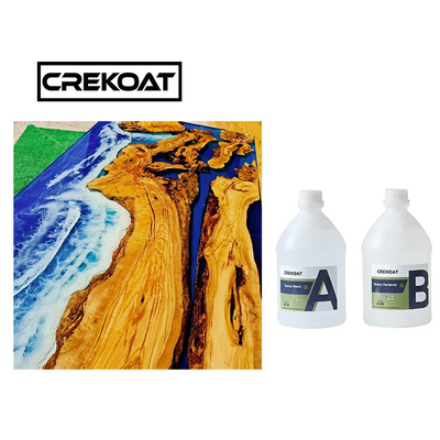 UV ทนทาน Casting Epoxy Resin Bubble Free Deep Pour กระจกเหลว
