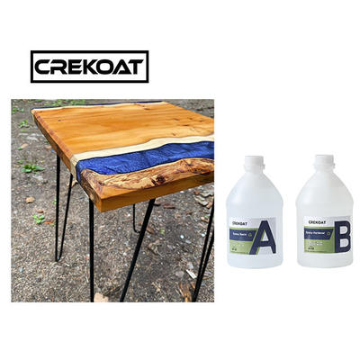 กันน้ํา คริสตัลใส Epoxy Resin สําหรับไม้ Anti เหลืองกระจกเหมือนการเสร็จ