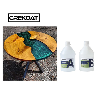 การโยน Ultra Clear Deep Pour Epoxy Resin River Table Art การผสมง่าย