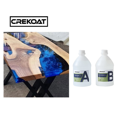 การโยน Ultra Clear Deep Pour Epoxy Resin River Table Art การผสมง่าย