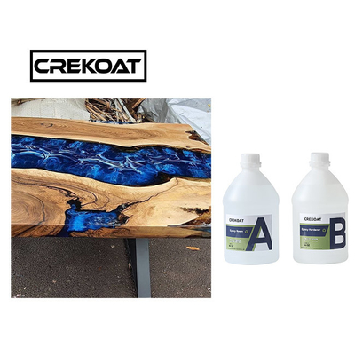 Ultra Clear 2/ 1 Deep Pour Epoxy Resin For River Tables ทนต่อแรงกระแทก