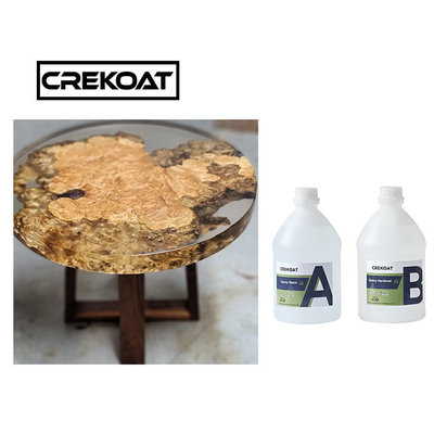 การโยน Ultra Clear Deep Pour Epoxy Resin River Table Art การผสมง่าย