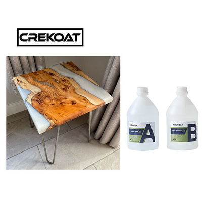 หนาแน่นต่ํา Deep Pour Epoxy Resin Casting River Tables ไม้ทนต่อรอยขีดข่วน