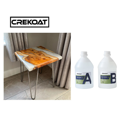 หนาแน่นต่ํา Deep Pour Epoxy Resin Casting River Tables ไม้ทนต่อรอยขีดข่วน