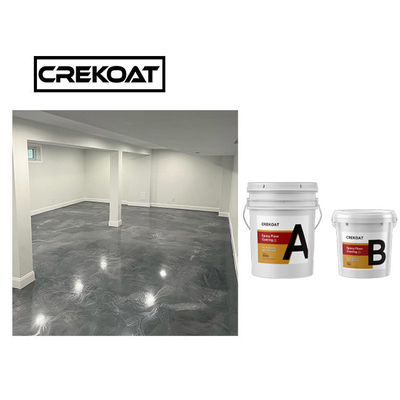 การเคลือบพื้น Epoxy โลหะของโรงรถยนต์ กันน้ํา ความแข็งแรงสูง Epoxy Resin Copper