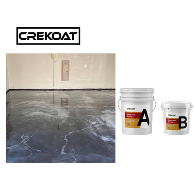 การเคลือบพื้น Epoxy โลหะของโรงรถยนต์ กันน้ํา ความแข็งแรงสูง Epoxy Resin Copper