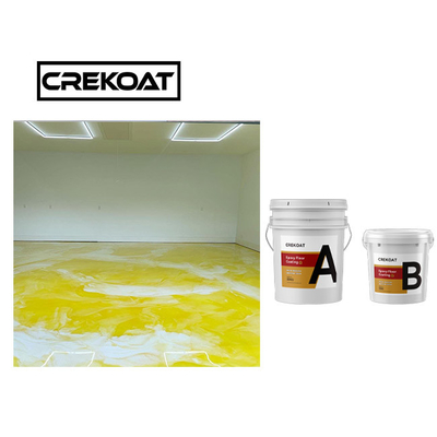 คอนกรีตโลหะ พื้น epoxy resin สี UV ป้องกัน